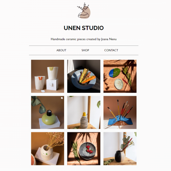 Unen website preview